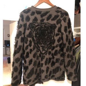 ROMEO & JULIET Animal Print Sweater Cardigan